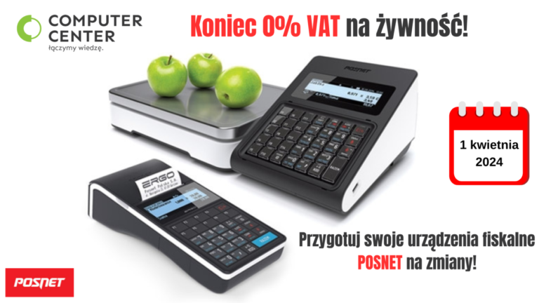 Powrót VAT na żywność – przygotuj swoje urządzenia fiskalne !