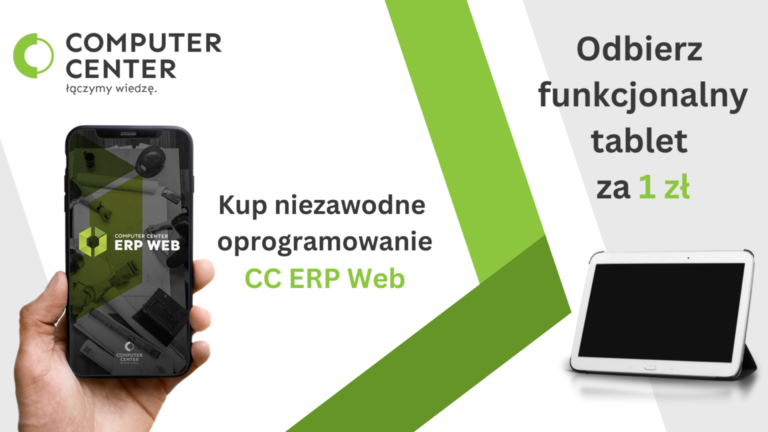 Teraz CC ERP WEB z tabletem za 1 zł.